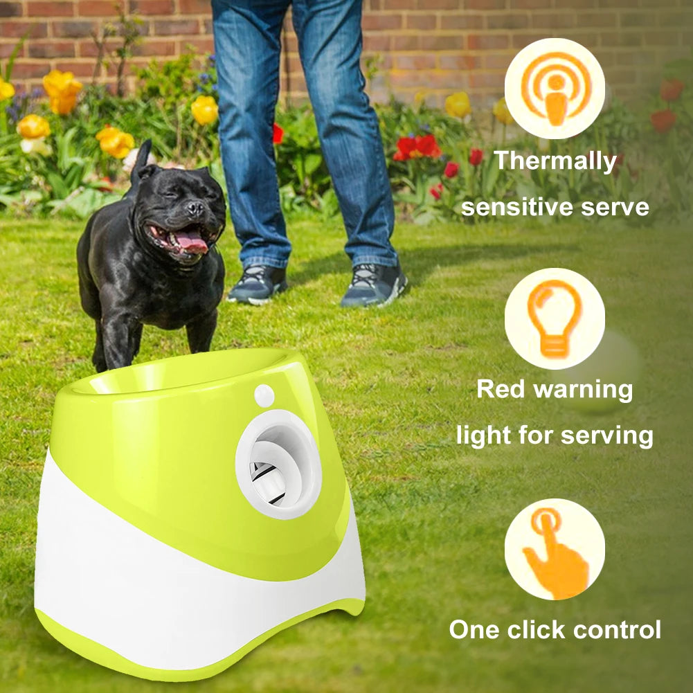 Automatic Tennis Ball Launcher; Rechargable Catapult
