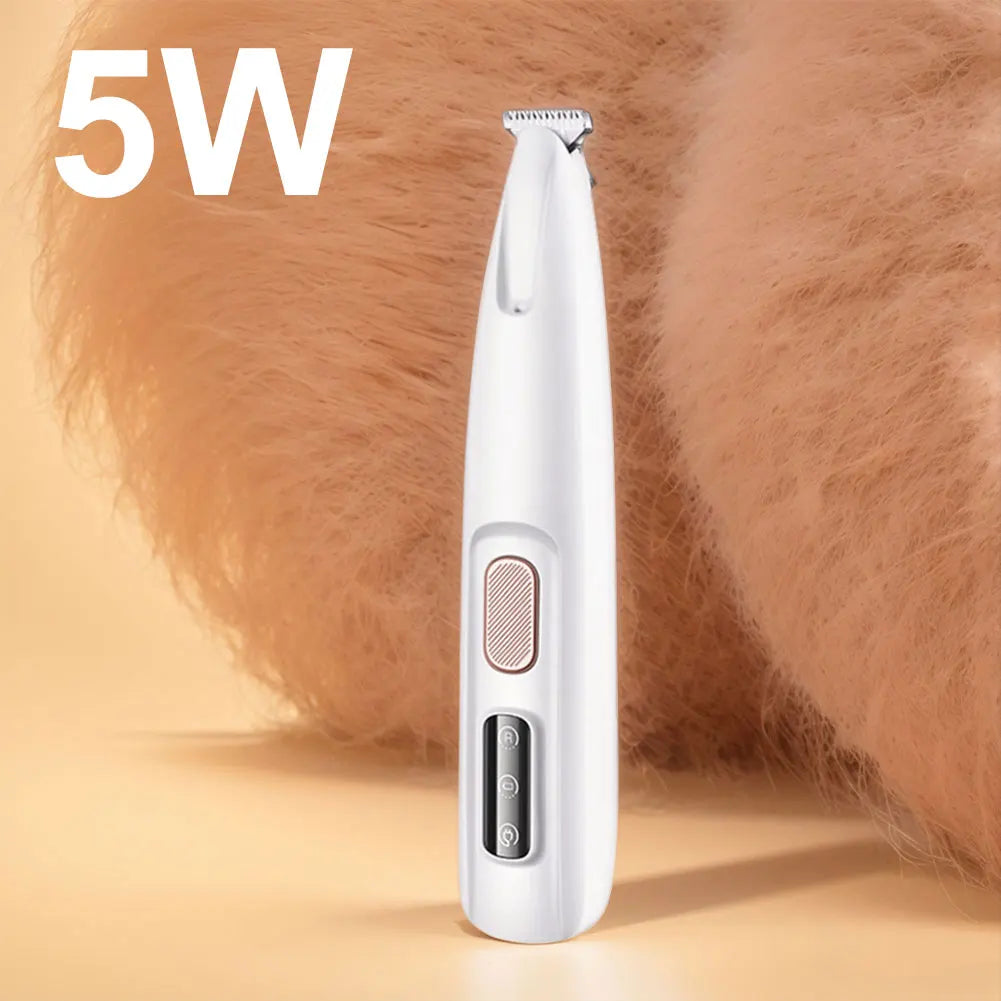 Cordless Pet Paw & HairTrimmer / Clipper with LED Light