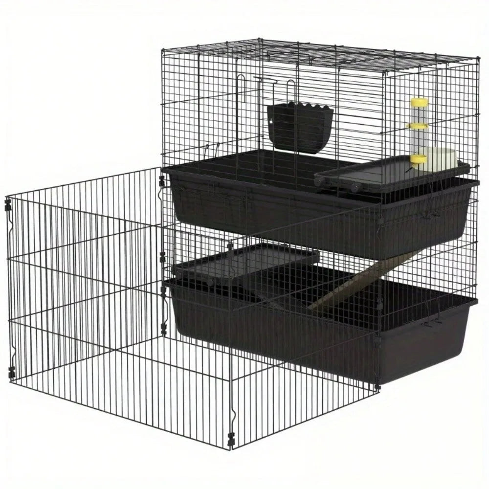 Small Animal Cage with Playpen