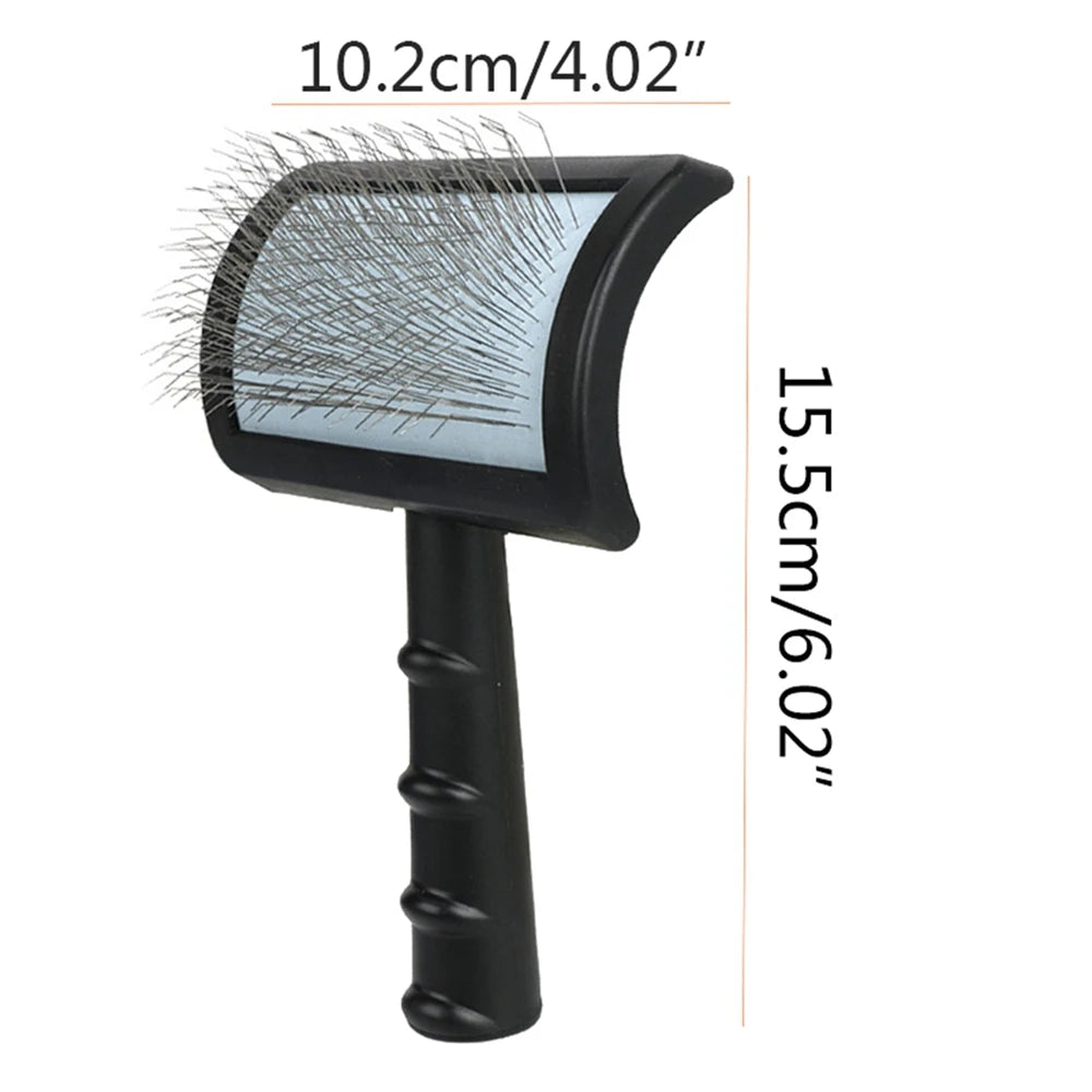 Extra Long Wire Pin Brush -good for Matted Hair Shedding and Massage
