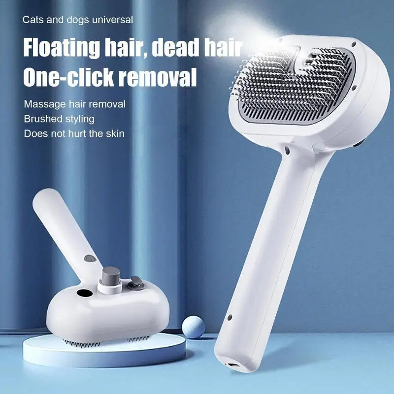 Pet Hair Remover Shedding Steam Brush
