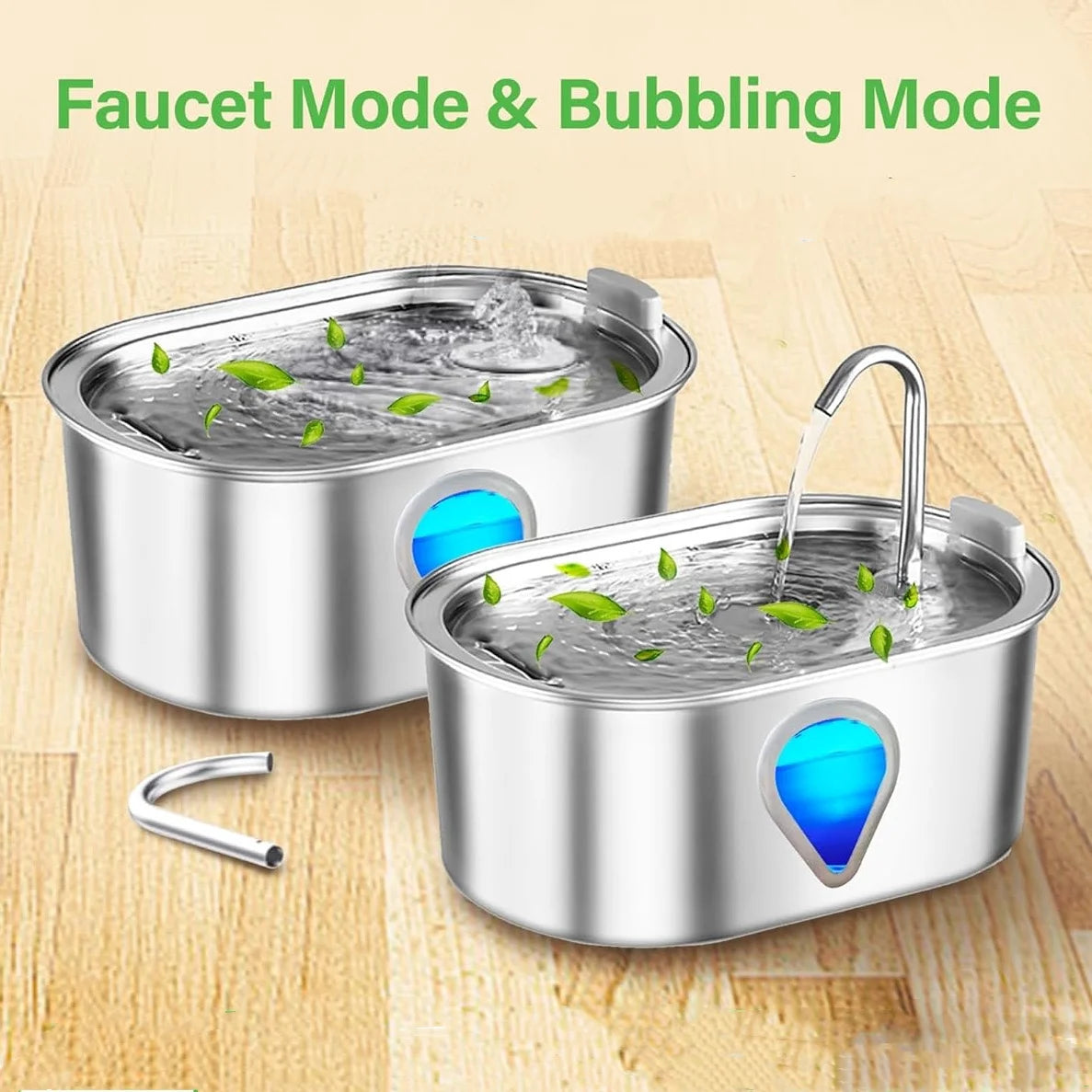 3.5L large capacity Stainless Steel Pet Water Dispenser