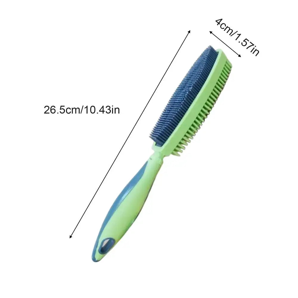 Double-Sided Pet Hair Remover Shedding Brush