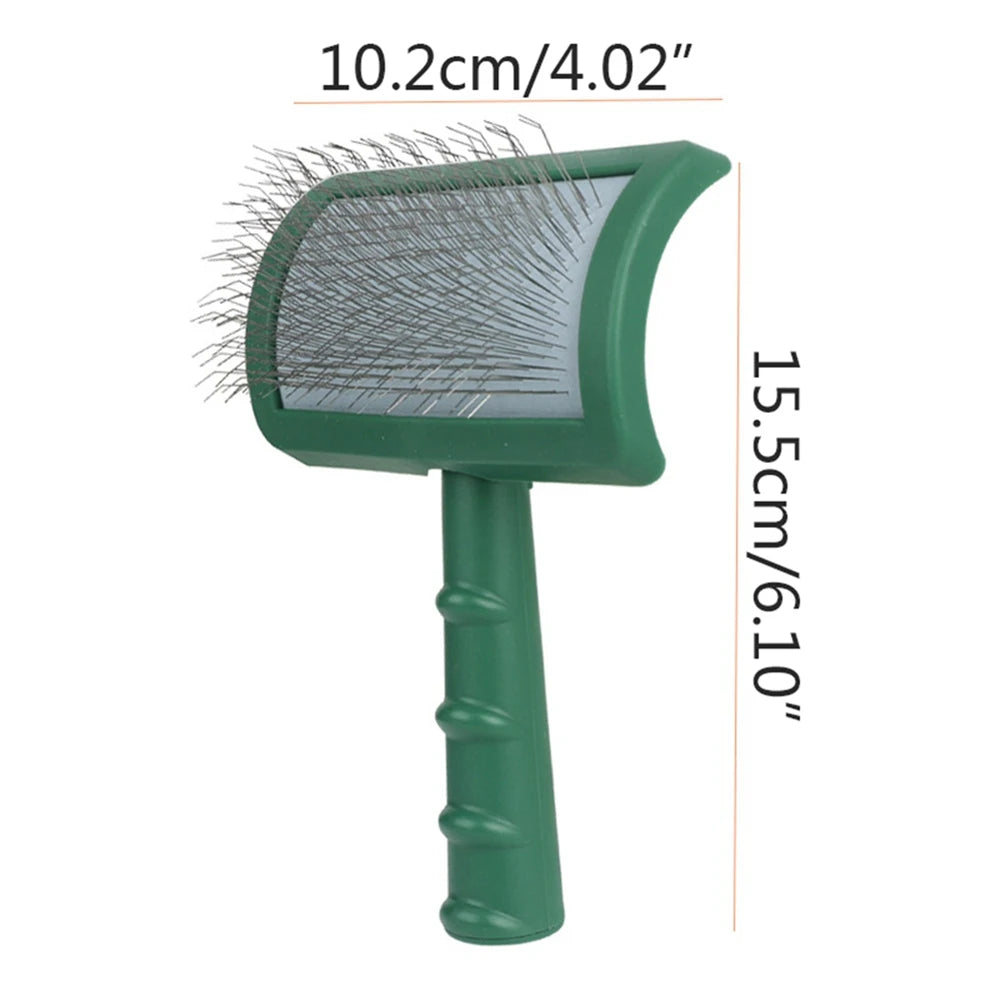 Extra Long Wire Pin Brush -good for Matted Hair Shedding and Massage