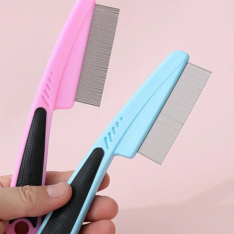 Pet Flea Removal Flea Comb, Stainless Steel Needle, Close-Tooth