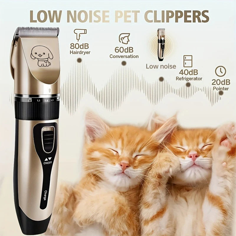 Pet Electric Hair Trimmer / Clippers Kit
