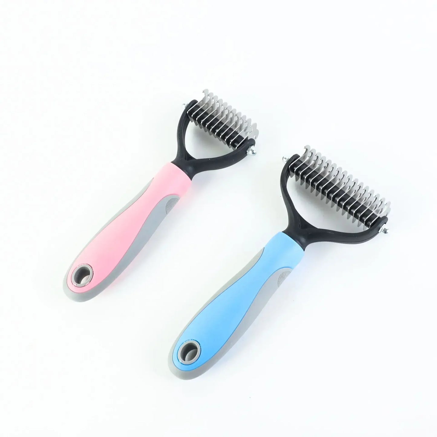 Pets Fur Knot Cutter Shedding / Hair Removal Brush / Comb, Double sided