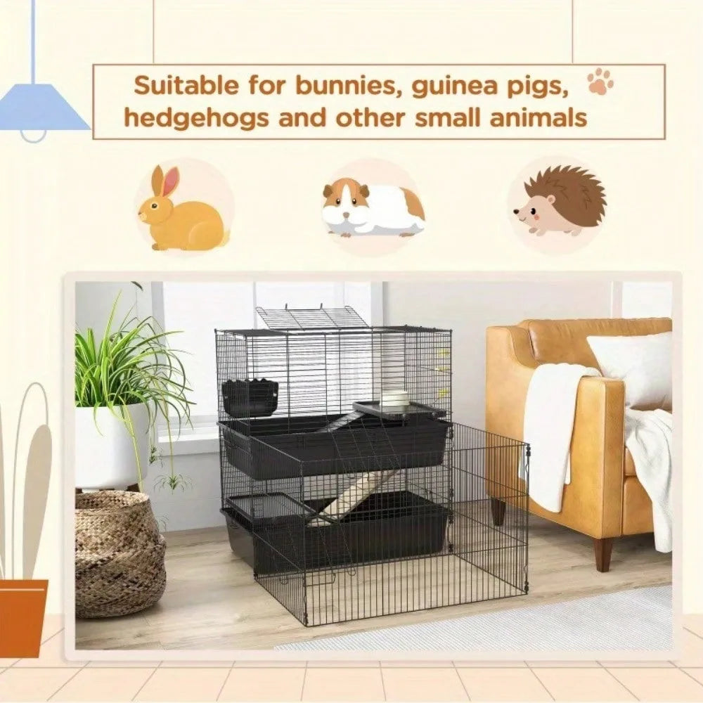 Small Animal Cage with Playpen