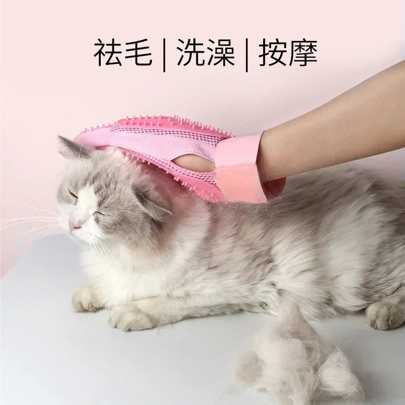 Pet Hair Remover Deshedding Massage Glove