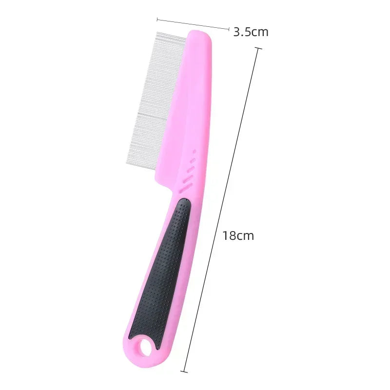 Pet Flea Removal Flea Comb, Stainless Steel Needle, Close-Tooth