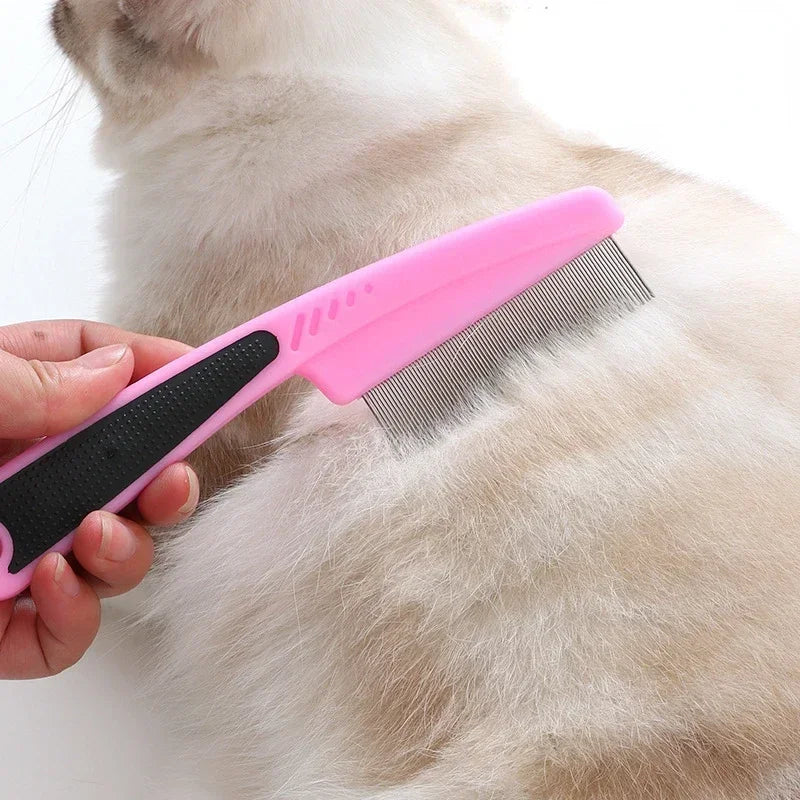 Pet Flea Removal Flea Comb, Stainless Steel Needle, Close-Tooth