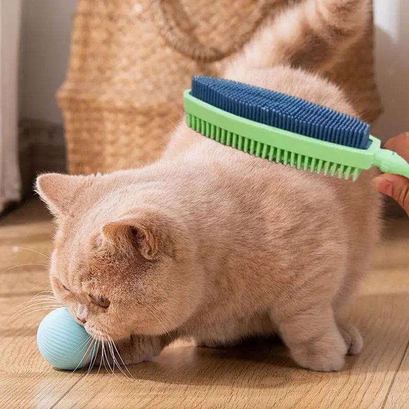 Double-Sided Pet Hair Remover Shedding Brush