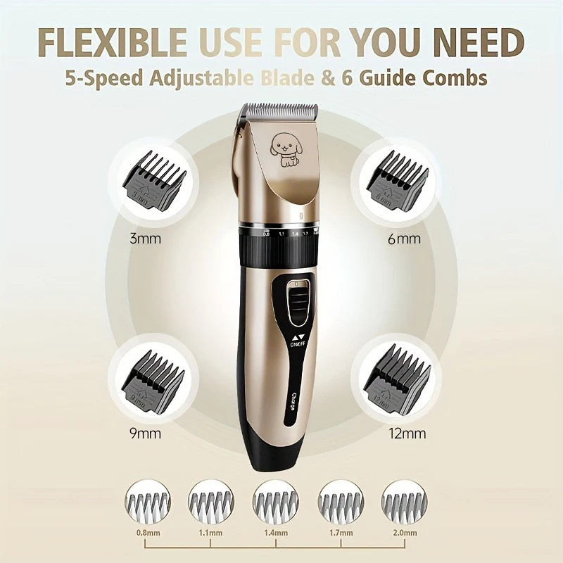 Pet Electric Hair Trimmer / Clippers Kit