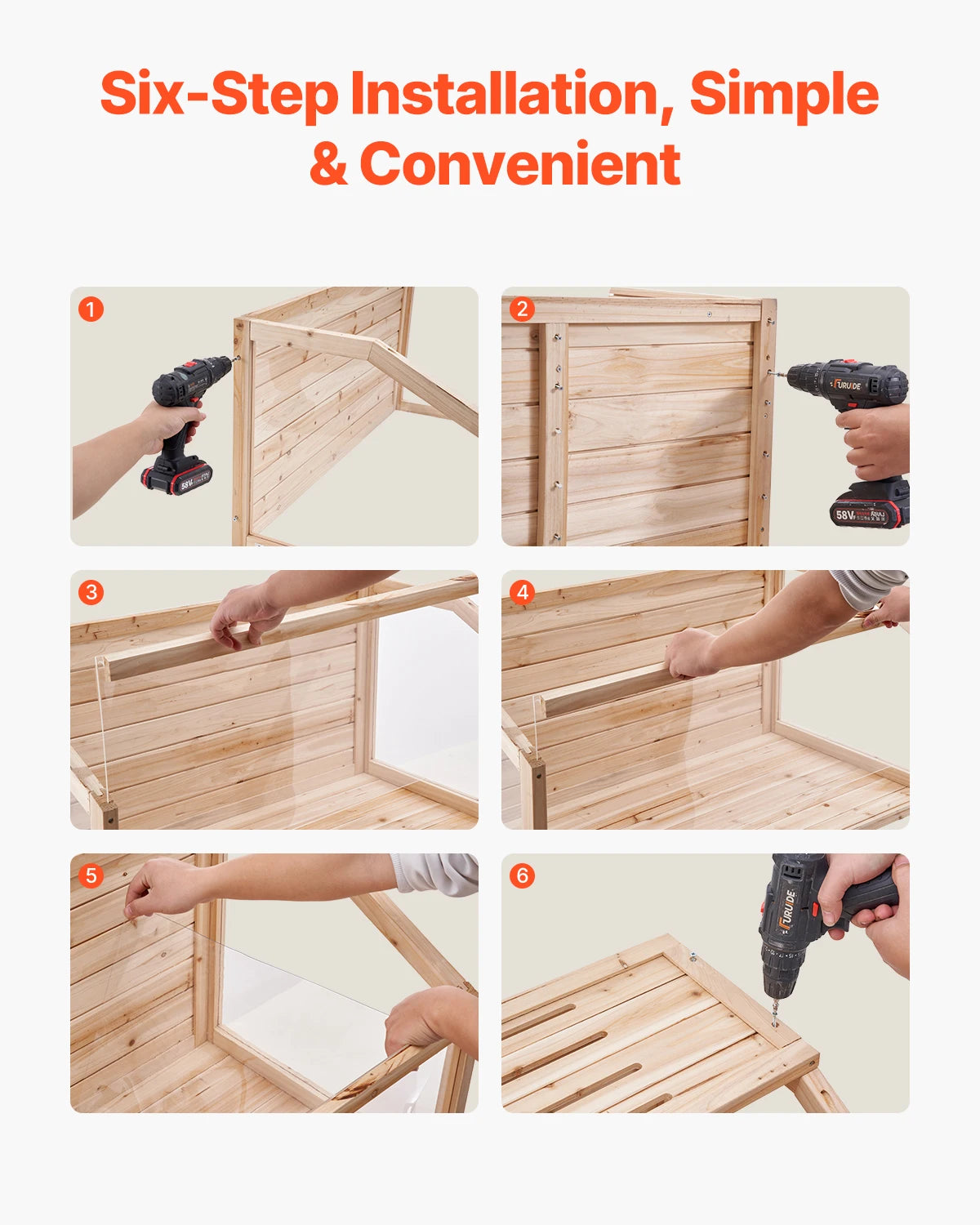 S- 30"-35" M- 40"-45" L- 45"-50" Wooden 270° Viewing Hamster Habitat with Openable Top Ventilated Animal Cage for Gerbils Mice