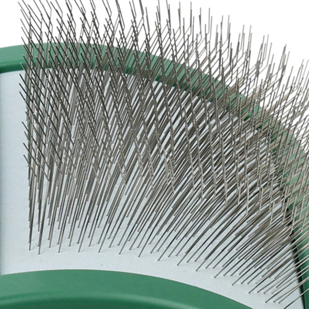 Extra Long Wire Pin Brush -good for Matted Hair Shedding and Massage