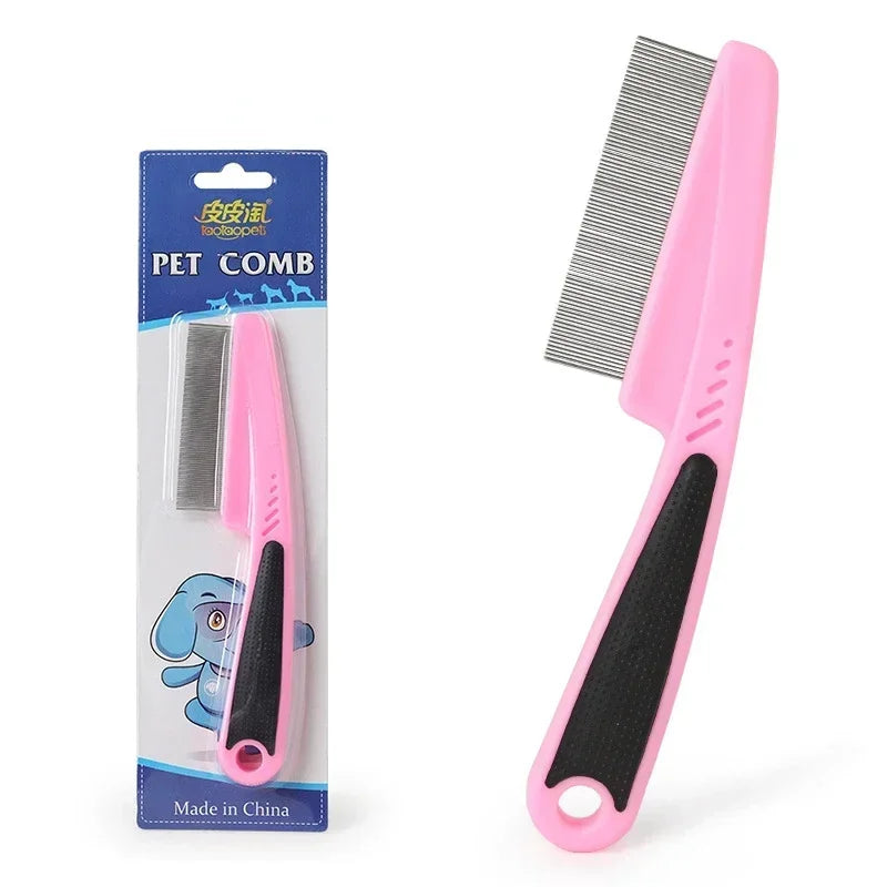 Pet Flea Removal Flea Comb, Stainless Steel Needle, Close-Tooth