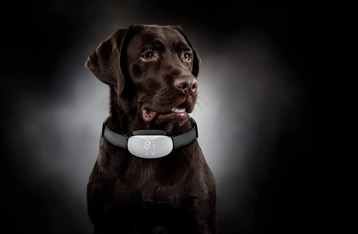 Anti bark dog collar; Electric shock Vibration with LED