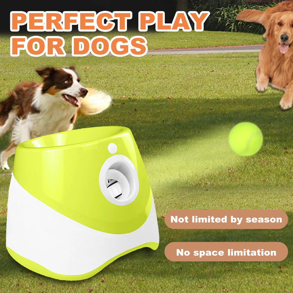 Automatic Tennis Ball Launcher; Rechargable Catapult