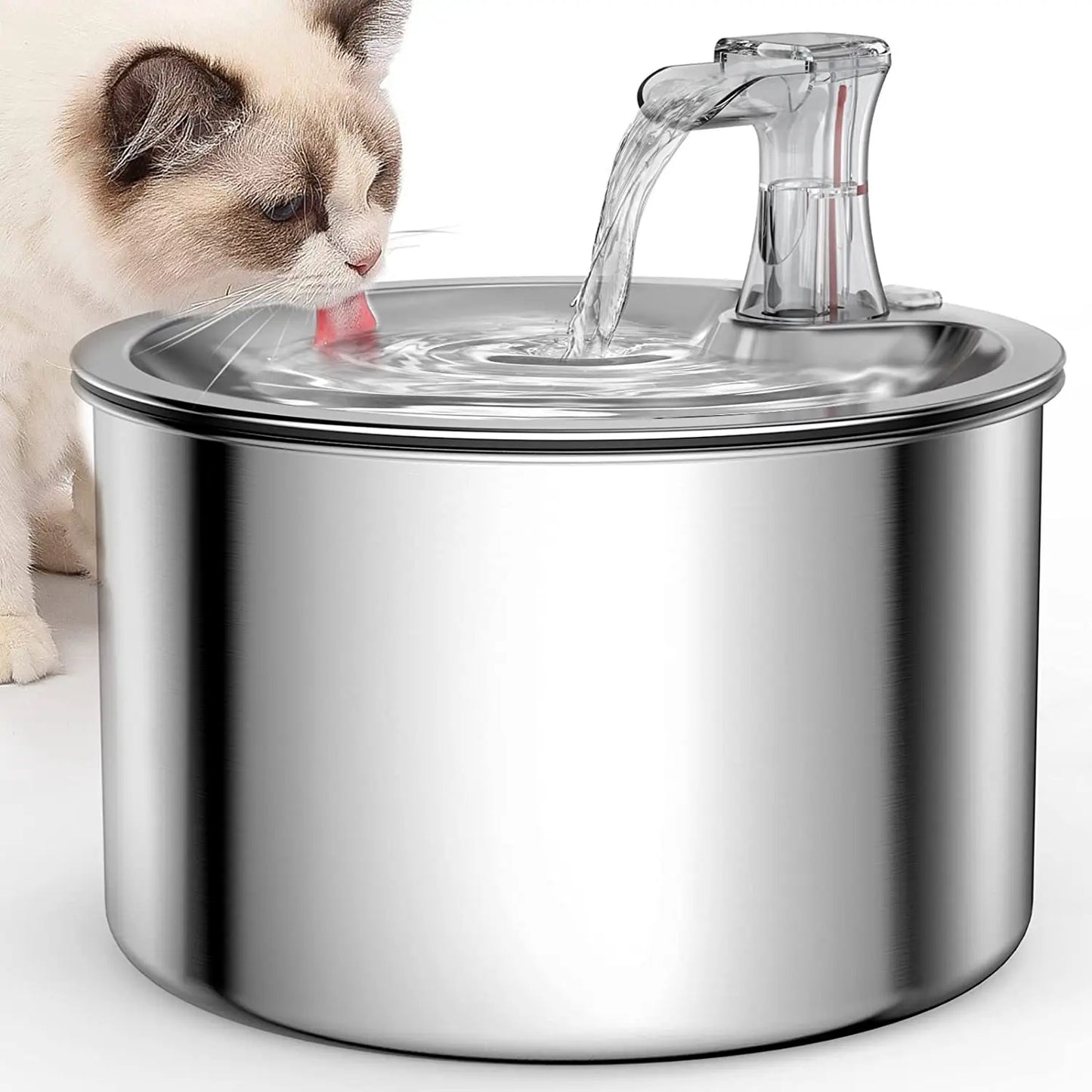2L fully stainless steel Automatic pet water dispenser