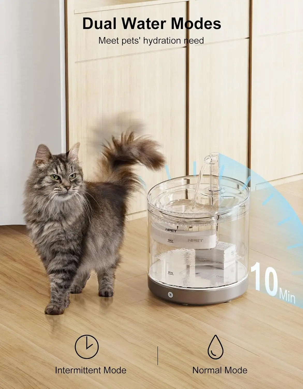 Wireless Automatic Pet Water Fountain