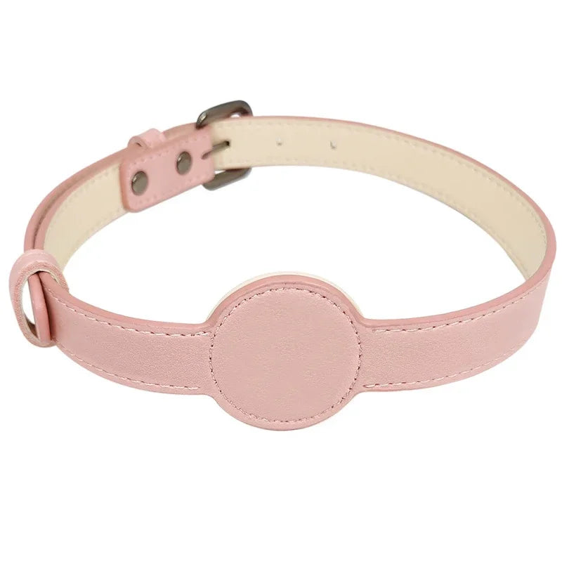 Apple Airtag Leather Pet Collar for Puppy