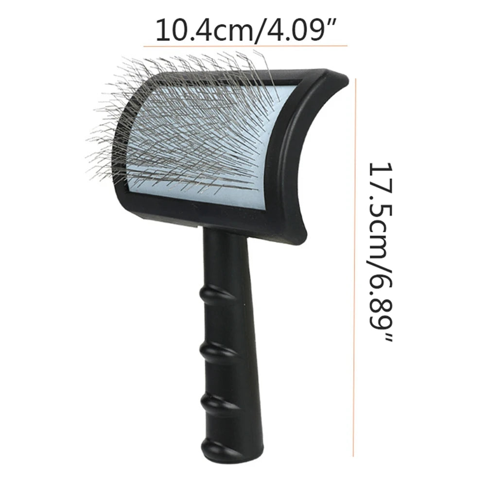 Extra Long Wire Pin Brush -good for Matted Hair Shedding and Massage