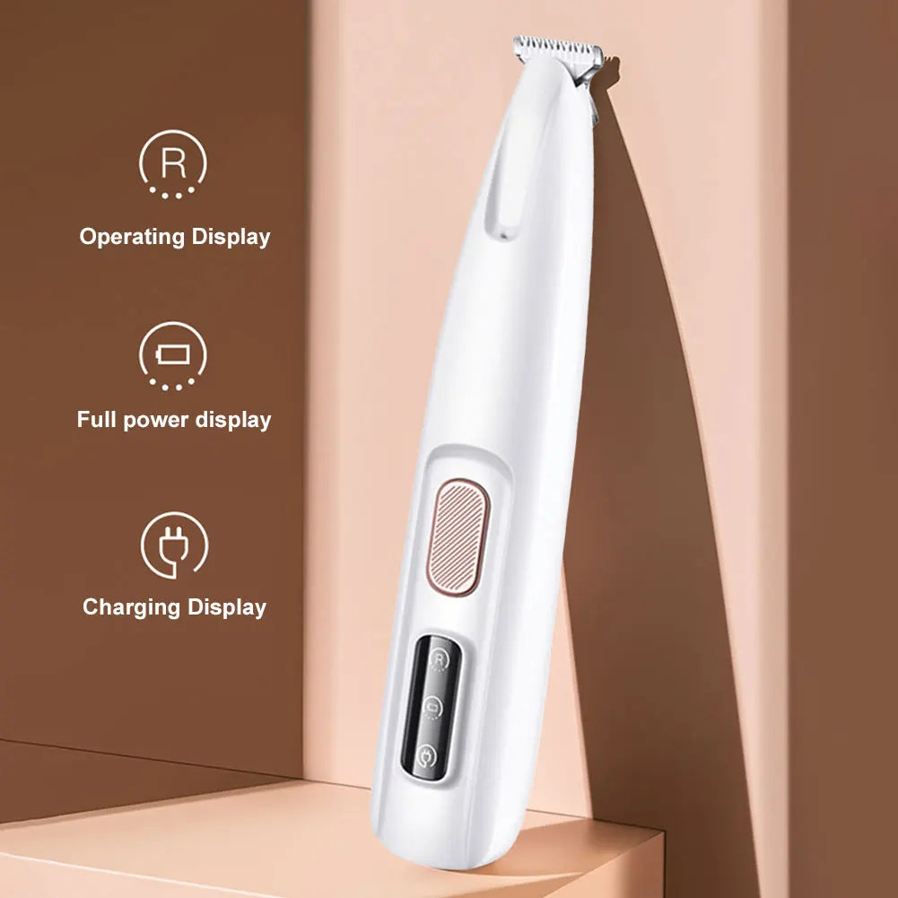 Cordless Pet Paw & HairTrimmer / Clipper with LED Light