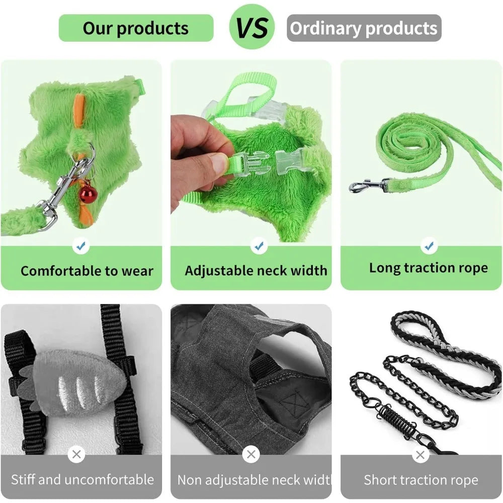 Ferret Harness and Leash Set with Bell