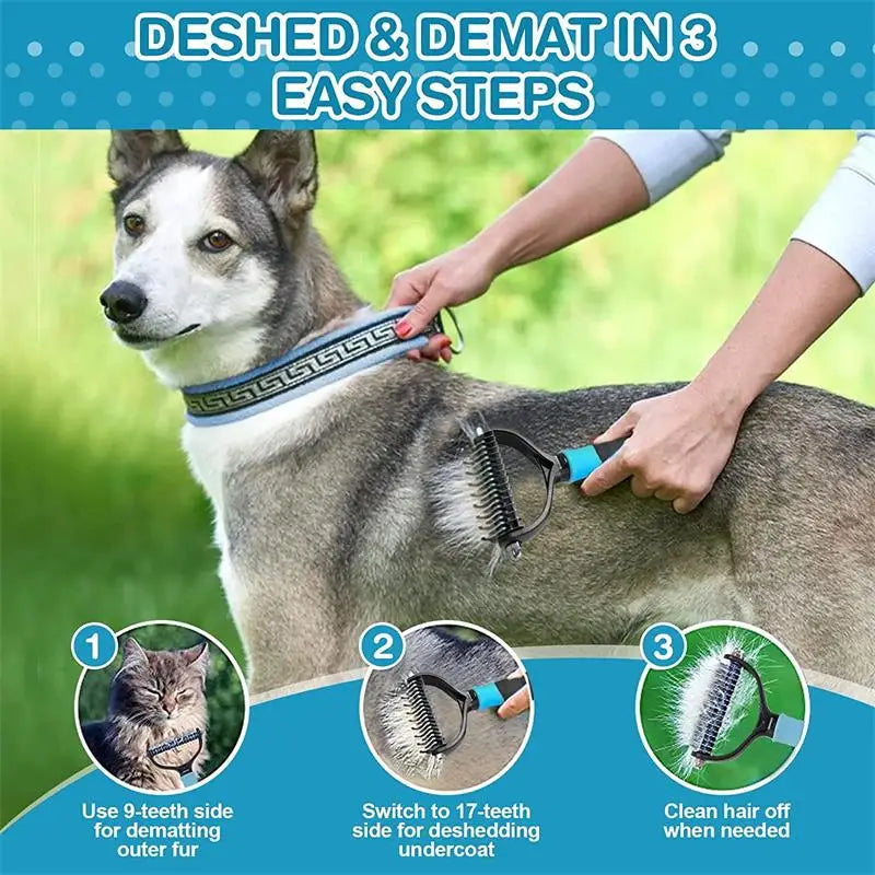 Professional Pet Brush For Dogs & Cats