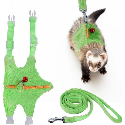 Ferret Harness and Leash Set with Bell