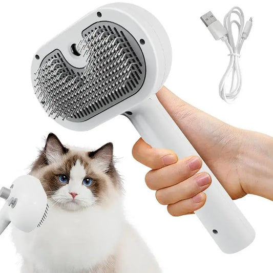 Pet Hair Remover Shedding Steam Brush