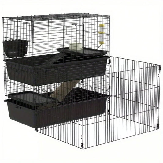 Small Animal Cage with Playpen