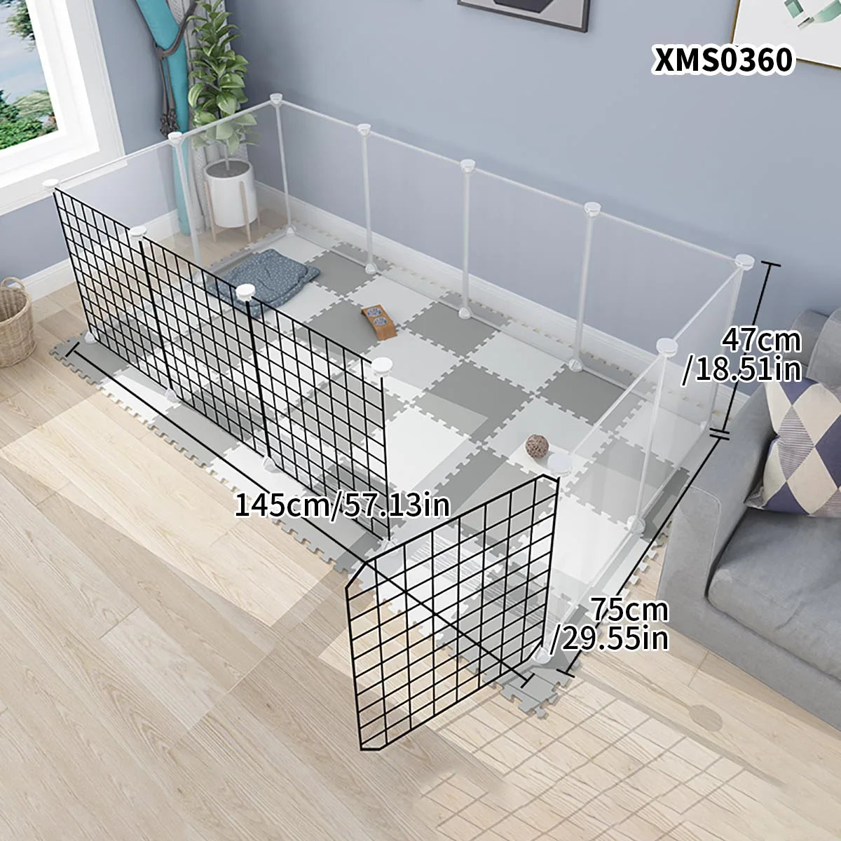 Small Animal Anti-Jailbreak Fence