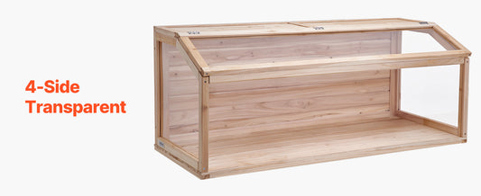 S- 30"-35"  M- 40"-45"  L- 45"-50"  Wooden  270° Viewing Hamster Habitat with Openable Top Ventilated Animal Cage for Gerbils Mice